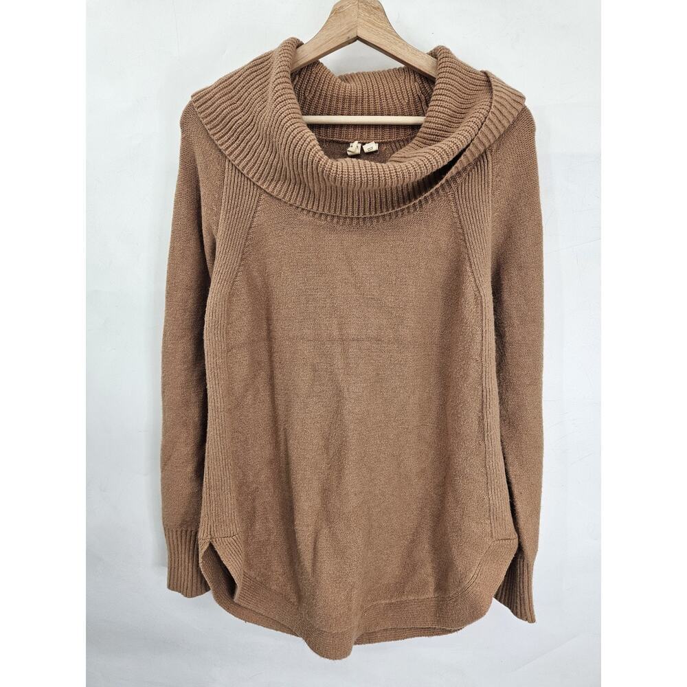 MOTH by ANTHROPOLOGIE Brenta Cowl Neck Tunic Sweater Pullover Knit Size Small
